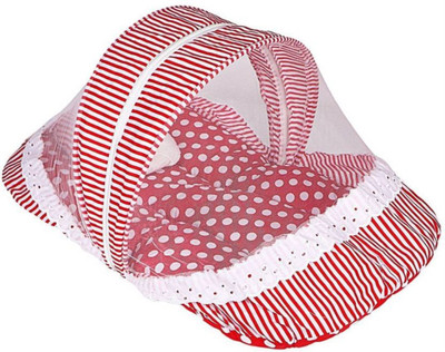 

Kidoyzz Cotton Mosquito Protector Comfy Baby Bed KDNMBDBD037 Portable Crib(Fabric, Red)