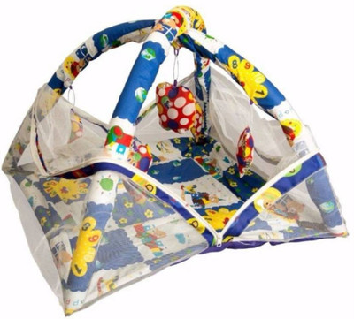 

Kidoyzz Cotton Mosquito Protector Comfy Baby Bed KDNMBDBD030 Portable Crib(Fabric, Multicolor)