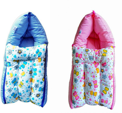 

Dolphin52 Butterfly Set of 2 baby bed ( pink & blue ) new born(Fabric, Multicolor)