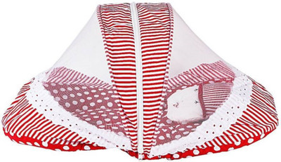 

Kidoyzz Cotton Mosquito Protector Comfy Baby Bed KDNMBDBD043 Portable Crib(Fabric, Red)