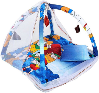

Kidoyzz Cotton Mosquito Protector Comfy Baby Bed KDNMBDBD019 Portable Crib(Fabric, Multicolor)