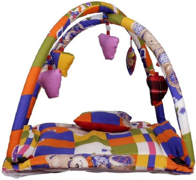 

Kidoyzz Cotton Mosquito Protector Comfy Baby Bed KDNMBDBD015 Portable Crib(Fabric, Multicolor)