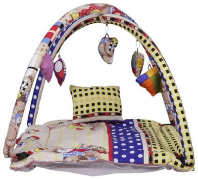 

Kidoyzz Cotton Mosquito Protector Comfy Baby Bed KDNMBDBD025 Portable Crib(Fabric, Multicolor)
