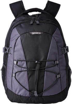 

Samsonite Albi 30 L Laptop Backpack(Black, Grey), Black and grey