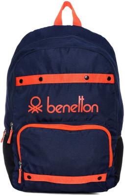 

United Colors of Benetton Neon Tape 25 L Backpack(Blue)
