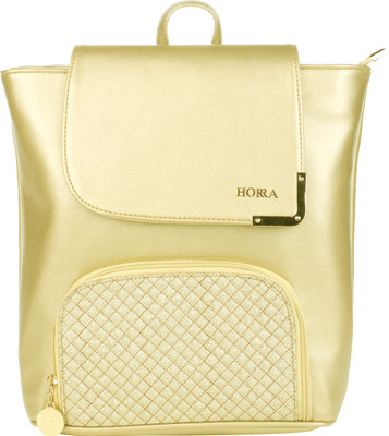 

Horra Quilted Gold Backpack 2.5 L Backpack(Gold)
