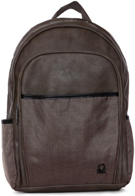 

United Colors of Benetton Pu Office 19 L Backpack(Green)