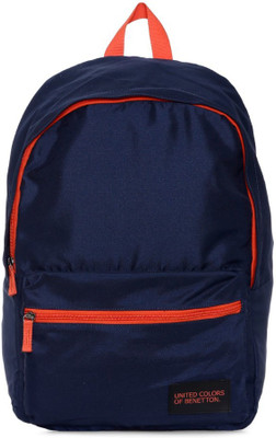 

United Colors of Benetton Casual 21 L Backpack(Blue, Orange)