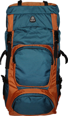 

Explorer Light Weight 3 year Warrenty Water Resistant Nylon Trekking Backpack 60 L Backpack(Multicolor), Blue/orange