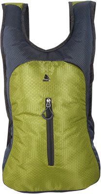 

Clubb Companion Ultra Slim Backpack 12 L Backpack(Green, Grey), Olive green