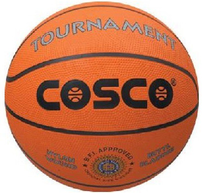 

Cosco Tournament Basketball - Size: (Pack of 1, Multicolor, Orange