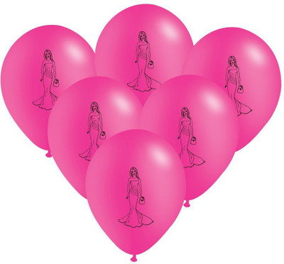 

PARTY PROPZ Solid BARBIE THEME PRINTED BALLOON(SET OF 10) / BARBIE PARTY SUPPLIES Balloon(Multicolor, Pack of 25)
