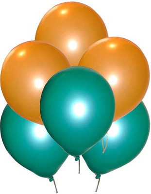 

Theme My Party Solid Solid GOLDEN GREEN Balloon (Gold, Green, Pack of 50) Balloon(Multicolor, Pack of 50)
