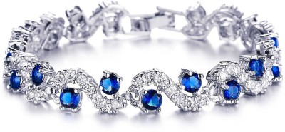Shining Diva Crystal Crystal Charm Bracelet
