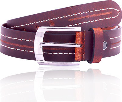 

Dreamcart Men Formal Brown Genuine Leather Belt