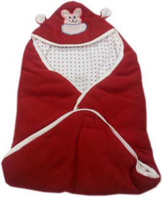 

Kidoyzz Cartoon  Swadding Baby Blanket(Polyester, Maroon