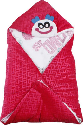 

Kidoyzz Cartoon  Swadding Baby Blanket(Polyester, Red