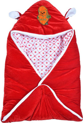 

Kidoyzz Cartoon  Swadding Baby Blanket(Polyester, Red
