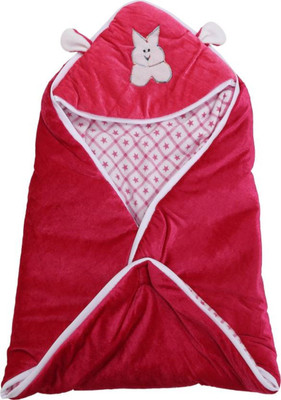 

Kidoyzz Cartoon  Swadding Baby Blanket(Polyester, Red