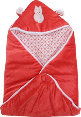 

Kidoyzz Cartoon  Swadding Baby Blanket(Polyester, Red