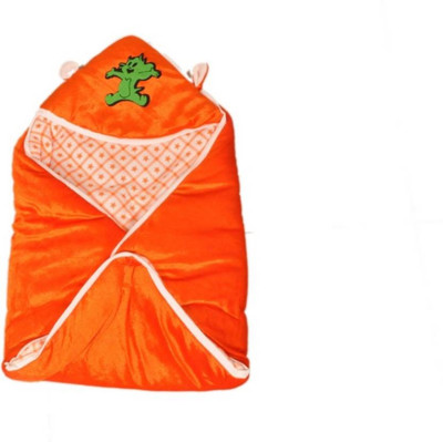 

Kidoyzz Cartoon  Swadding Baby Blanket(Polyester, Orange