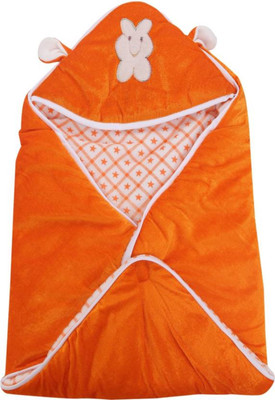 

Kidoyzz Cartoon  Swadding Baby Blanket(Polyester, Orange