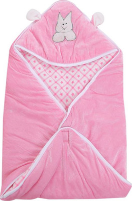 

Kidoyzz Cartoon  Swadding Baby Blanket(Polyester, Pink