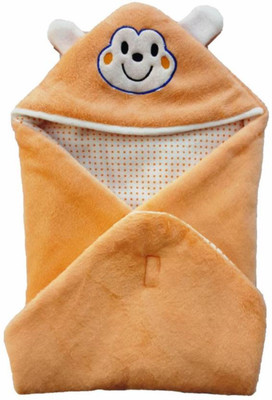 

Kidoyzz Cartoon  Swadding Baby Blanket(Polyester, Brown