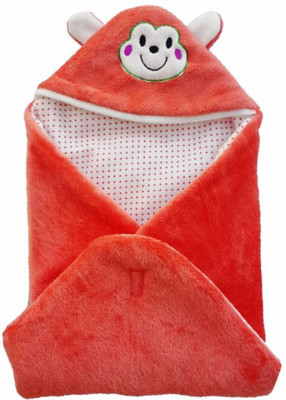 

Kidoyzz Cartoon  Swadding Baby Blanket(Polyester, Red