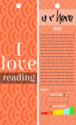 

TheFlauntStore I love reading. Bookmark8 Paperback Bookmark(Quotes, Multicolor)