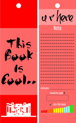 

TheFlauntStore This book is cool.. Bookmark1 Paperback Bookmark(Quotes, Multicolor)