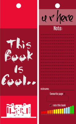 

TheFlauntStore This book is cool.. Bookmark9 Paperback Bookmark(Quotes, Multicolor)