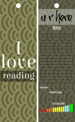 

TheFlauntStore I love reading. Bookmark7 Paperback Bookmark(Quotes, Multicolor)