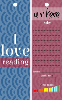 

TheFlauntStore I love reading. Bookmark3 Paperback Bookmark(Quotes, Multicolor)