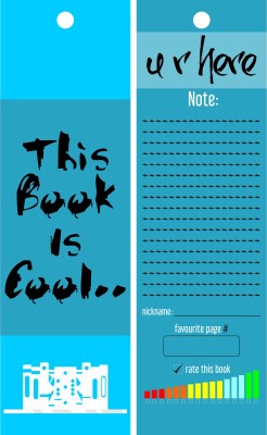 

TheFlauntStore This book is cool.. Paperback Bookmark(Quotes, Multicolor)