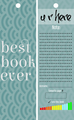 

TheFlauntStore Best book ever. Bookmark1 Paperback Bookmark(Quotes, Multicolor)