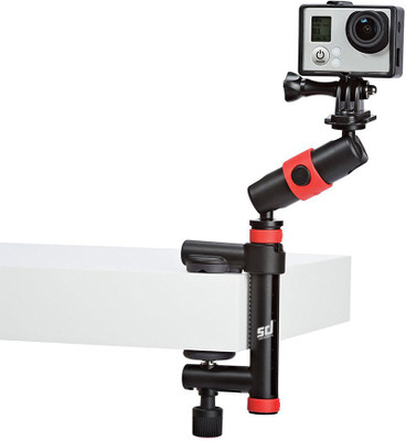 

Smiledrive Bendable Neck Jaw Clamp Camera Mount(Black)