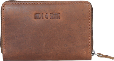 HIDE & SLEEK 8 Card Holder(Set of 1, Tan)