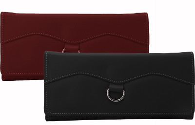 

Lady bar Casual Maroon, Orange, Black Clutch, Black;maroon;orange