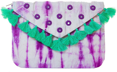 

Kolorfish Casual Purple Clutch