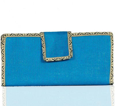 

LADY QUEEN Casual Blue Clutch
