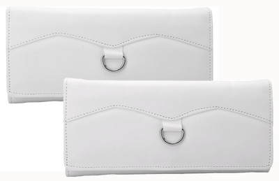 

Lady bar Casual White, Purple, White Clutch