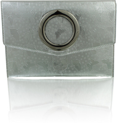 

vigne Party Silver Clutch