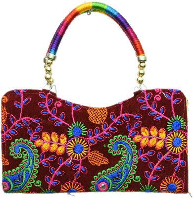

Kalakriti handicrafts Casual Multicolor Clutch