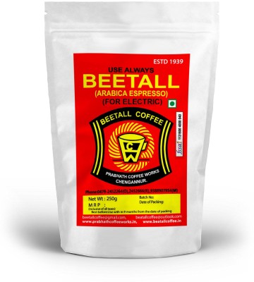 

BEETALL Arabica Espresso Coffee Powder 500 gm (Fine Ground,) For electric Espresso maker-Coffee in a measure is a treasure Roast & Ground Coffee(2 x 250 g)