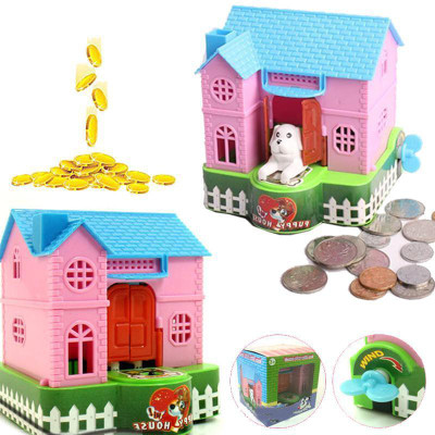 

MEHAKENT New Funny Plastic Piggy Bank Dog Money Cash Box Gift Money Box Coin Bank(Multicolor)