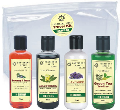

Continent Spice Khadi Travel Kit -CS682005(Set of 4)