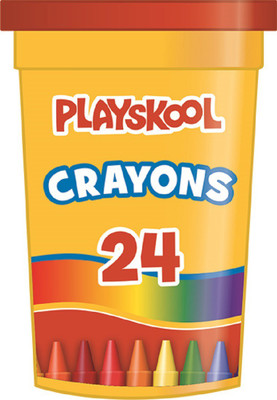 

PlaySkool 24 - Count Crayons With Tub For Kids Art Set(Multicolor)