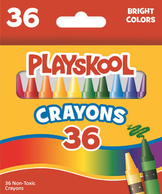 

PlaySkool 36-Count Crayons For Kids Art Set(Multicolor)