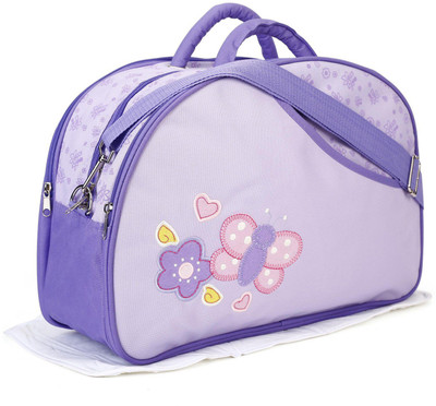

kidbee Multi Function mother bag Mama Shoulder Backpack Diaper Bag(Purple)